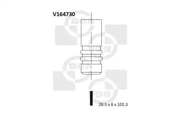 Впускной клапан BGA V164730 - Фото #1
