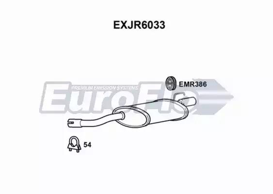 Амортизатор EUROFLO EXJR6033 - Фото #1