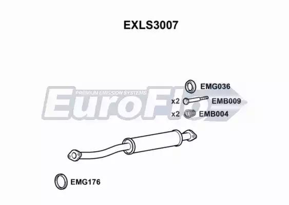 Амортизатор EUROFLO EXLS3007 - Фото #1