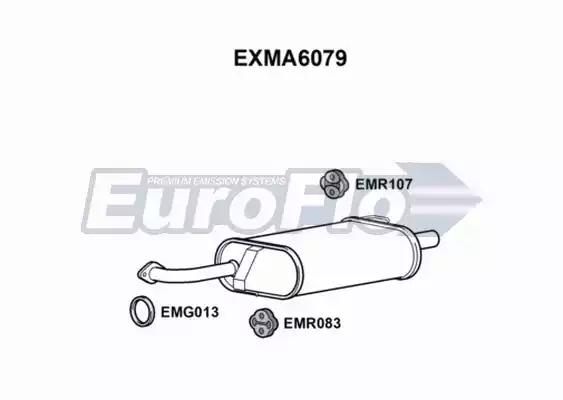 Амортизатор EUROFLO EXMA6079 - Фото #1