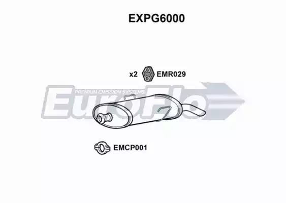 Амортизатор EUROFLO EXPG6000 - Фото #1