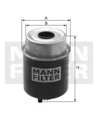 Топливный фильтр MANN-FILTER WK 8163 - Фото #1