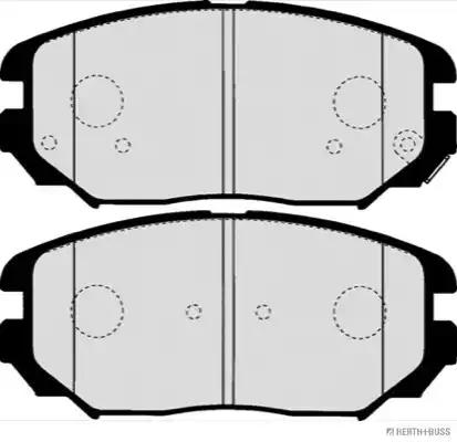 Комплект тормозных колодок, дисковый тормоз HERTH+BUSS JAKOPARTS J3600544 - Фото #1