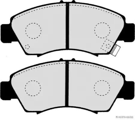 Комплект тормозных колодок, дисковый тормоз HERTH+BUSS JAKOPARTS J3604034 - Фото #1