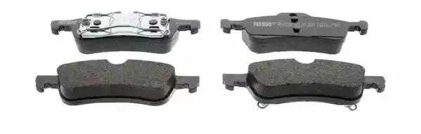 Комплект тормозных колодок, дисковый тормоз FERODO FDB1676 - Фото #1