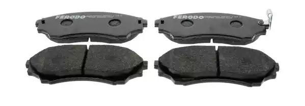 Комплект тормозных колодок, дисковый тормоз FERODO FDB1817 - Фото #2