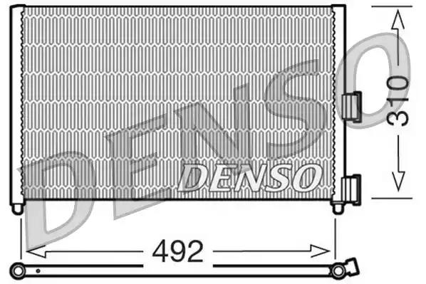 Конденсатор, кондиционер DENSO DCN09071 - Фото #1
