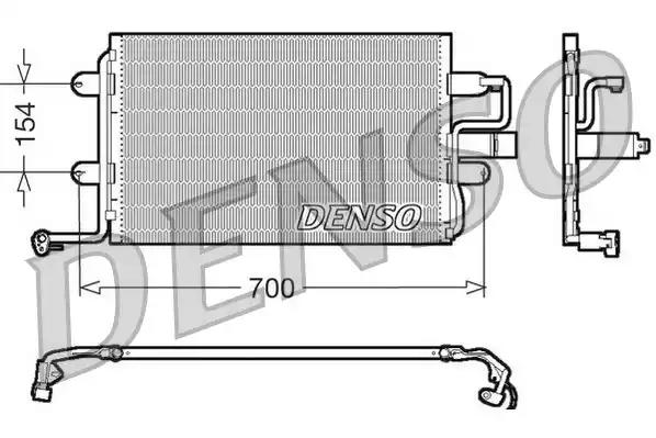 Конденсатор, кондиціонер DENSO DCN32017 - Фото #1