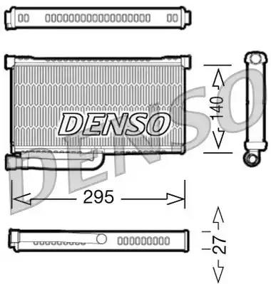 Теплообменник, отопление салона DENSO DRR02004 - Фото #1