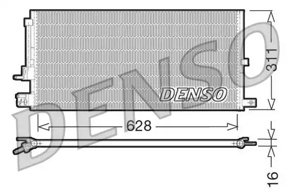 Конденсатор, кондиционер DENSO DCN11007 - Фото #1