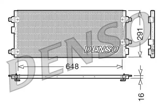 Конденсатор, кондиционер DENSO DCN13003 - Фото #1