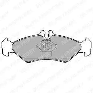 Комплект тормозных колодок, дисковый тормоз DELPHI LP1595 - Фото #1