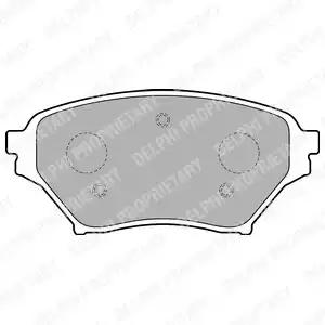 Гальмівні колодки, дискові DELPHI LP1761 - Фото #1
