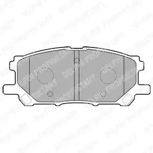 Комплект тормозных колодок, дисковый тормоз DELPHI LP1823 - Фото #1