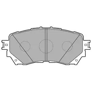 Комплект тормозных колодок, дисковый тормоз DELPHI LP2487 - Фото #1