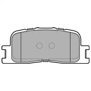 Комплект тормозных колодок, дисковый тормоз DELPHI LP2703 - Фото #1