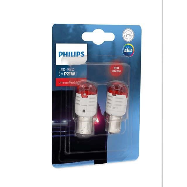 Лампа светодиодная Philips Ultinon Pro3000 P21W Red 12V W1,75 (2 шт.) PHILIPS 11498U30RB2 - Фото #1