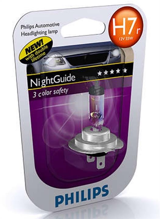 Лампа галогенная Philips NightGuide DoubleLife H7 12V 55W PHILIPS 12972NGRDLB1