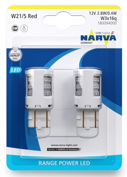 Лампа светодиодная Narva Range Power LED T20 12V W3x16q NARVA 180094000 - Фото #1