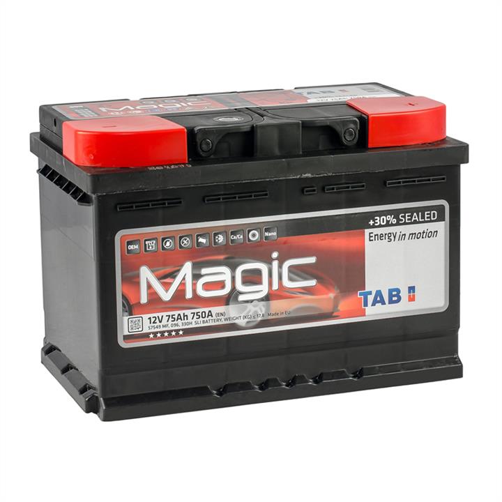 Батарея акумуляторна Tab Magic 12В 75Аг 720A(EN) R+ TAB 189072 - Фото #1
