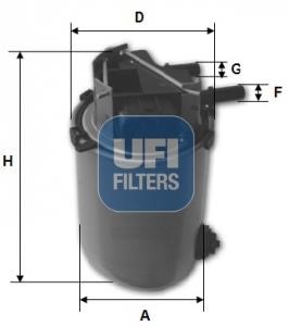 Фильтр топливный UFI 24.095.00 - Фото #1