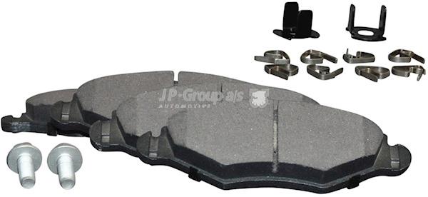Комплект тормозных колодок, дисковый тормоз JP GROUP 4163600910 - Фото #1