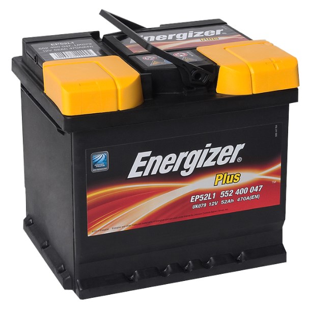 Акумулятор 52Ah-12v Energizer Plus (207х175х190), R, EN470 ENERGIZER 552 400 047 - Фото #1