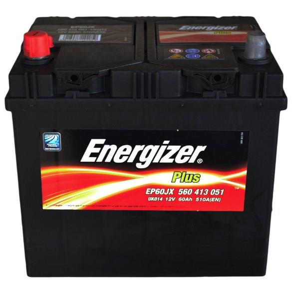 Аккумулятор 60Ah-12v Energizer Plus (232х173х225), L,EN510 ENERGIZER 560 413 051 - Фото #1