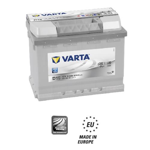 Аккумулятор 63Ah-12v VARTA SD(D15) (242x175x190),R,EN610 VARTA 563 400 061 - Фото #1