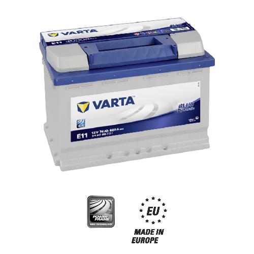 Аккумулятор 74Ah-12v VARTA BD(E11) (278x175x190),R,EN680 VARTA 574 012 068 - Фото #1