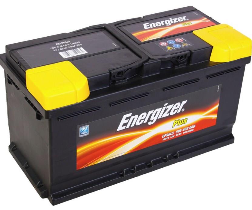 Акумулятор 95Ah-12v Energizer Plus (353х175х190), R, EN800 ENERGIZER 595 402 080 - Фото #1