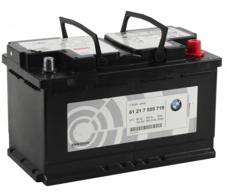 Батарея аккумуляторная BMW 12В R+ BMW 61 21 7 555 719 - Фото #1