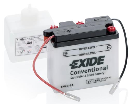 Стартерная аккумуляторная батарея EXIDE 6N4B-2A