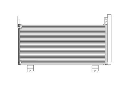 Радиатор кондиционера (Конденсор) KOYORAD CD010497 - Фото #1