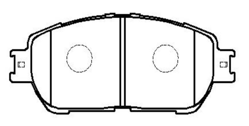 Колодка торм. LEXUS ES300 передн. CTR CKT-20 - Фото #1