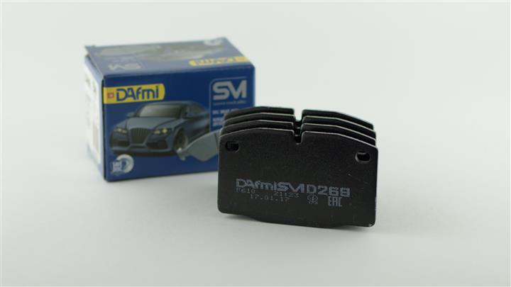 Колодки тормозные дисковые, комплект DAFMI D269SM - Фото #1