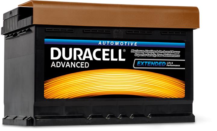 АКБ 74Ah 12V (278х175х190) R EN680A Duracell DA 74