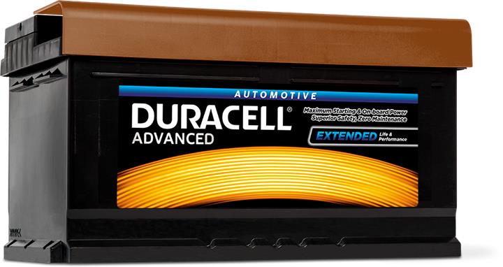 АКБ 80Ah 12V (315х175х175) R EN700A Duracell DA 80 - Фото #1