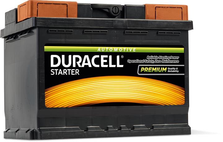 Батарея акумуляторна Duracell Starter 12В 62Ач 510А(EN) R+ Duracell DS 62 - Фото #1