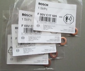 Прокладка, корпус форсунки BOSCH F 00V C17 505 - Фото #1
