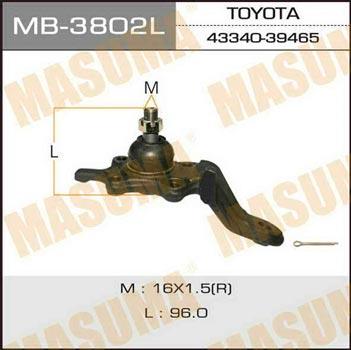 Опора кульова Masuma MB-3802L - Фото #1