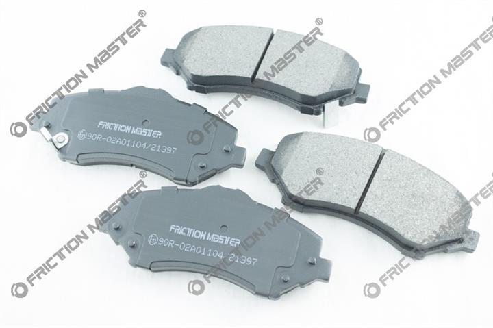 Колодки тормозные дисковые, комплект FRICTION MASTER MKD1327