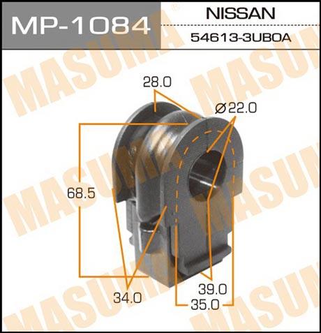 Втулка резиновая СПУ Masuma MP-1084 - Фото #1