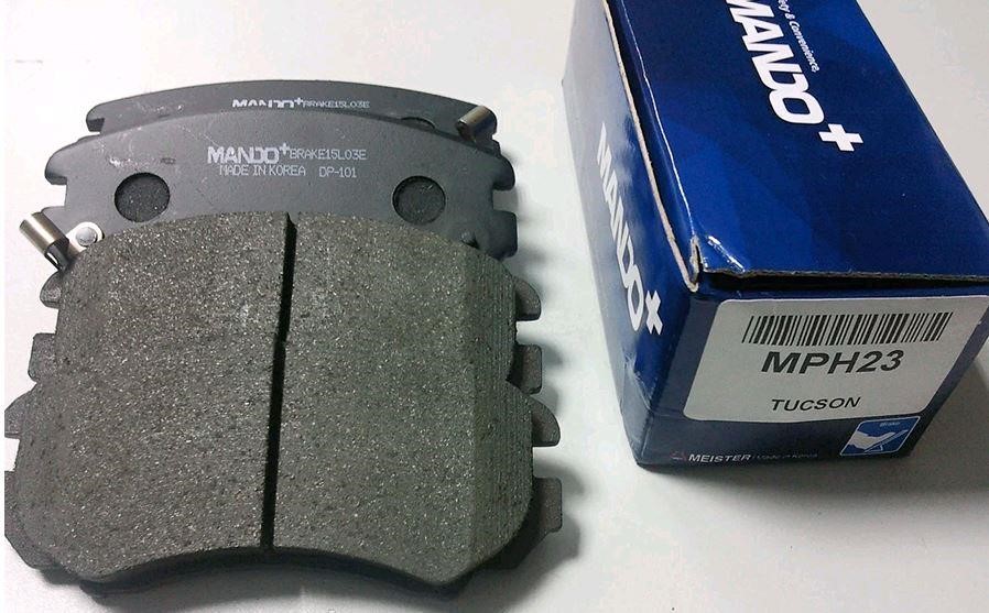 Колодки тормозные дисковые, комплект MANDO MPH23 - Фото #1