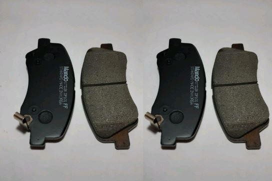Колодки тормозные дисковые, комплект MANDO MPH46 - Фото #1