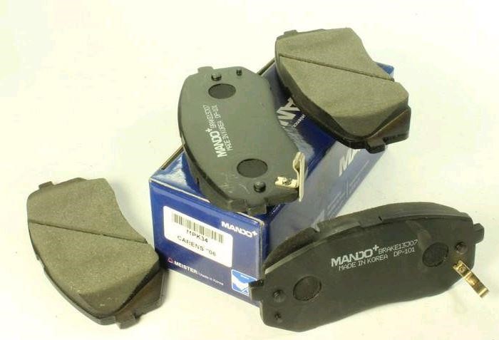 Колодки тормозные дисковые, комплект MANDO MPK34 - Фото #1
