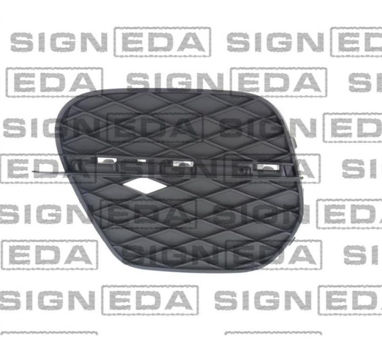 Решітка бампера переднього (заглушка) права Signeda PBM99114CAR - Фото #1