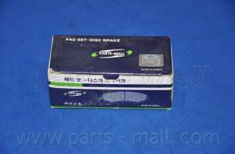 Комплект тормозных колодок, дисковый тормоз PARTS-MALL PKA-032 - Фото #4