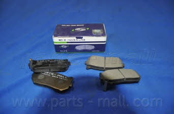 Комплект тормозных колодок, дисковый тормоз PARTS-MALL PKB-008 - Фото #3