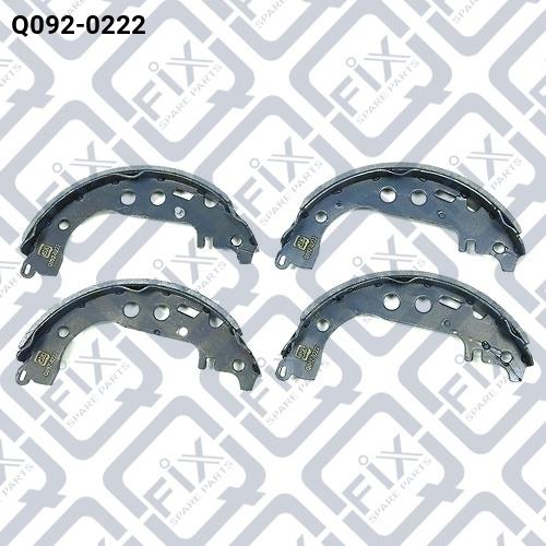 КОЛОДКИ ТОРМОЗНЫЕ БАРАБАННЫЕ Q-FIX Q092-0222